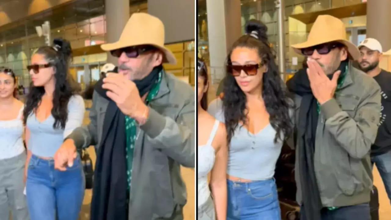 Jackie Shroff Picks Up Krishna Shroff After She Wraps Khatron Ke Khiladi Shoot