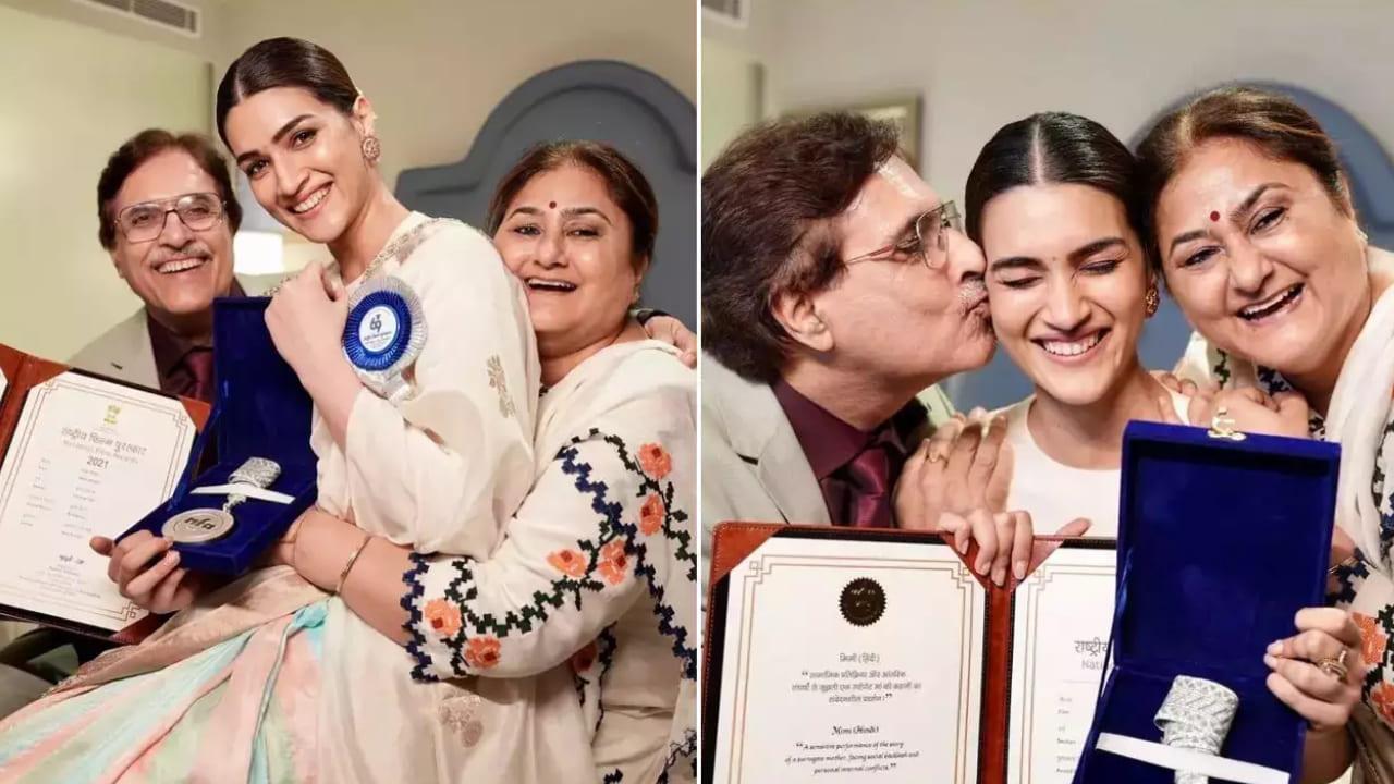 Kriti Sanon Shares A BTS Video Of Glamming Up For National Film Awards, Says I Was Feeling Emotional