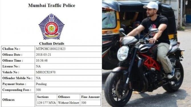 Kartik Aaryan To Sara Ali Khan, Celebrities Who Were Fined By Traffic Police For Violating Rules