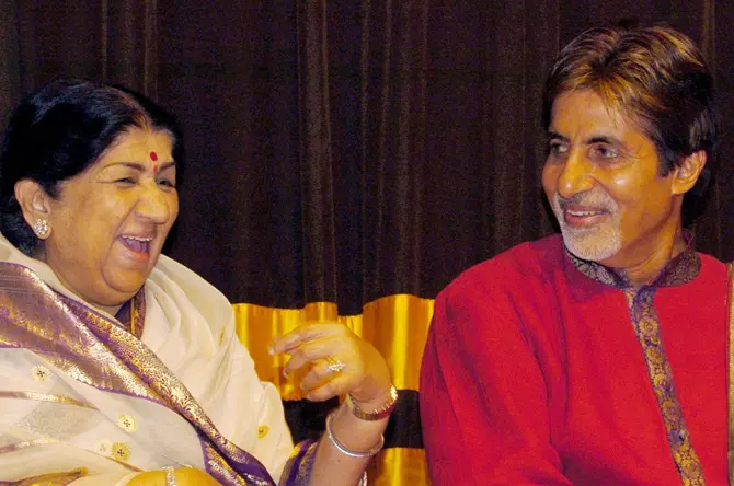 Sharing a funny anecdote of her recording days, Lata Mangeshkar said, "I remember I was recording a duet with Uma Devi who later became the comedienne Tun Tun. Uma Devi was as `khati-peeti` (well-fed) back then as a singer as she was later as an actress. So there we were, the two of us singing into the same mike. Back then, duets were recorded on one mike. Me, a frail reed-like pint-sized girl, she quite formidable in her physical appearance. I was given a stool to stand on, as I had a problem reaching the mike. I sang my lines and then when Uma Devi moved forward to sing into the mike and nudged my shoulder, I fell right to the ground."