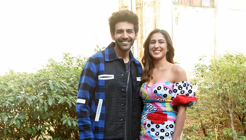 Love Aaj Kal: Kartik Aaryan and Sara Ali Khan snapped during promotional trail on The Kapil Sharma Show