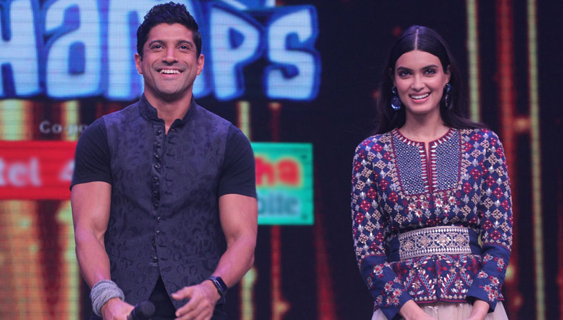 Lucknow Central Team Snapped on the sets of a Music Reality Show