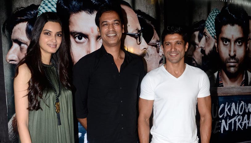 Farhan Akhtar and Diana Penty host Lucknow Central screening