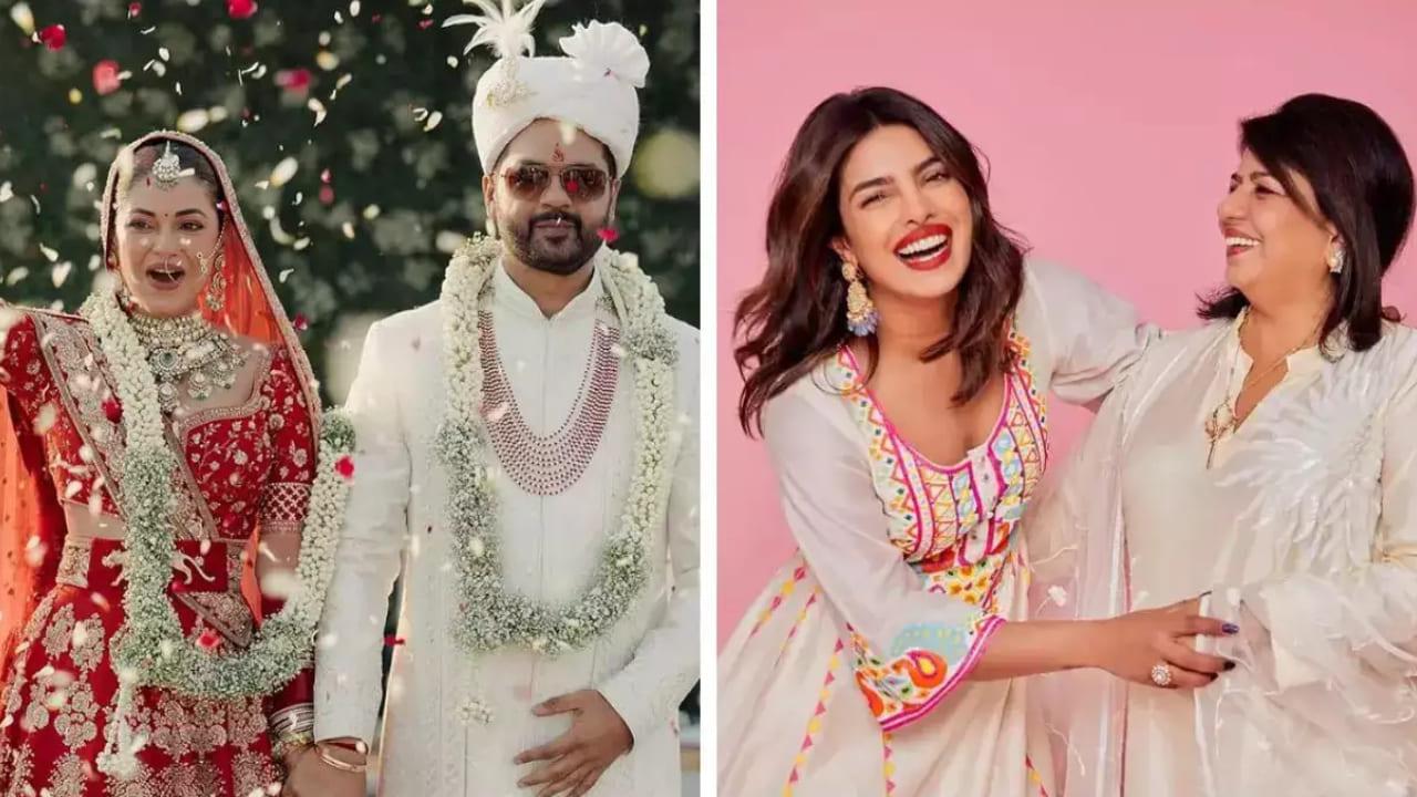 Meera Chopra-Rakshit Kejriwal Wedding: Priyanka Chopra`s Mom Madhu Chopra Attends Festivities