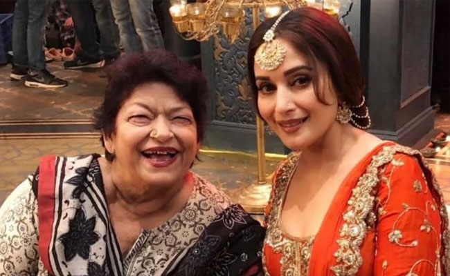 saroj khan, madhuri dixit