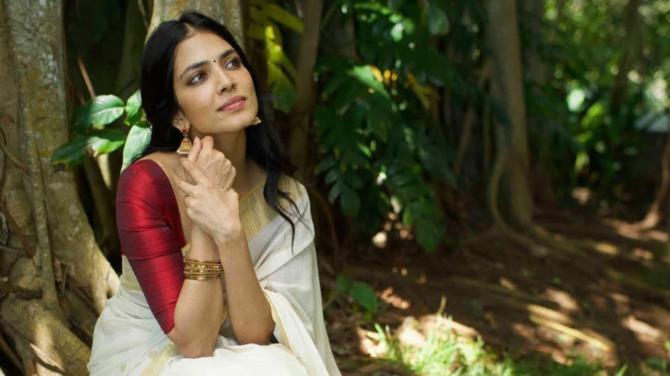 5 Saree Inspiration To Take From Thangalaan Diva Malvika Mohanan
