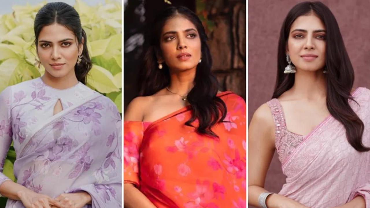 5 Saree Inspiration To Take From Thangalaan Diva Malvika Mohanan