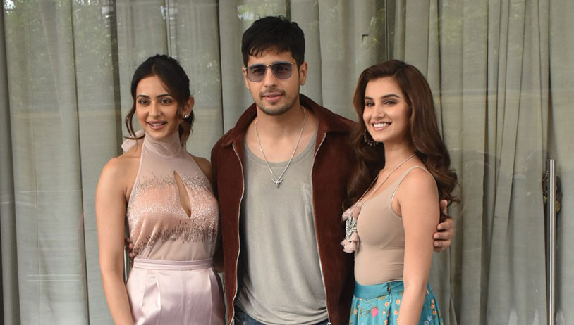Marjaavaan: Sidharth, Rakul, Tara snapped snapped during press interactions