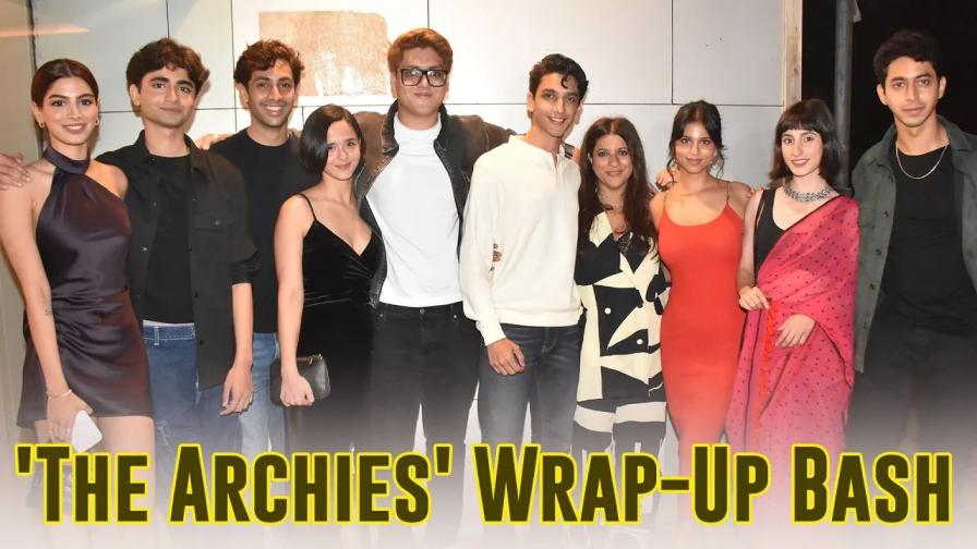 The Archies Wrap-Up Party Suhana Khan, Zoya Akhtar Khushi Kapoor