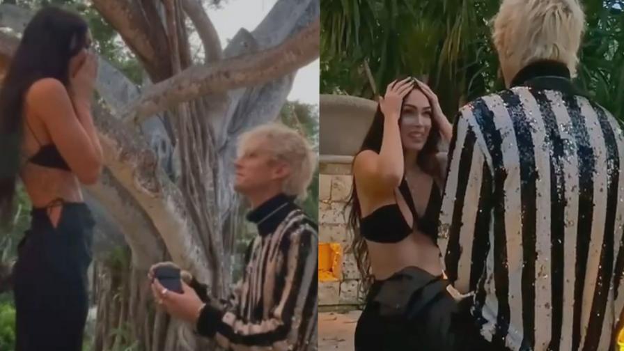 Megan Fox and Machine Gun Kelly get engaged in the most mystic way possible Megan Fox and Machine Gun Kelly get engaged in the most mystic way possible