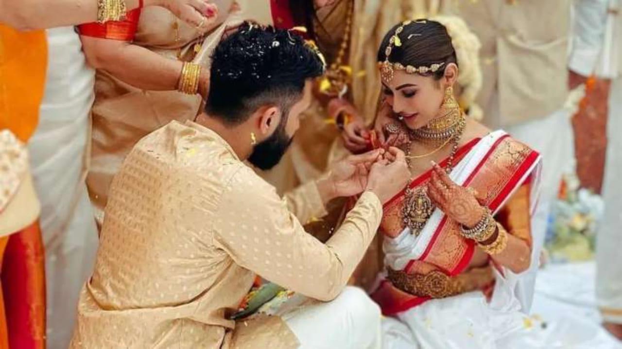 See pictures: Mouni Roy ties the knot with Suraj Nambiar in Goa
