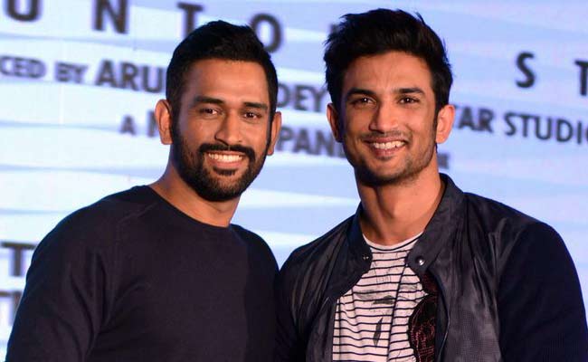 MS Dhoni and Sushant Singh Rajput