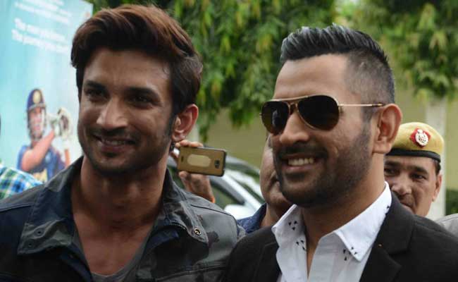 MS Dhoni and Sushant Singh Rajput MS Dhoni and Sushant Singh Rajput
