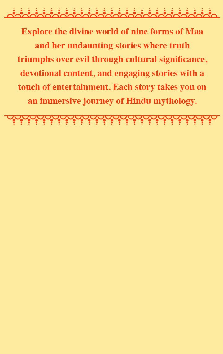 Navratri About section Mobile