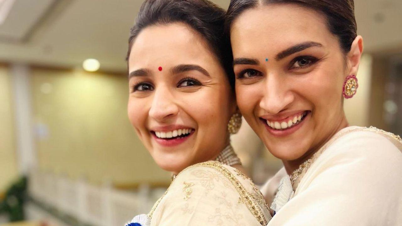 Alia and Kriti share Heartwarming Photos from National Film Awards Ceremony