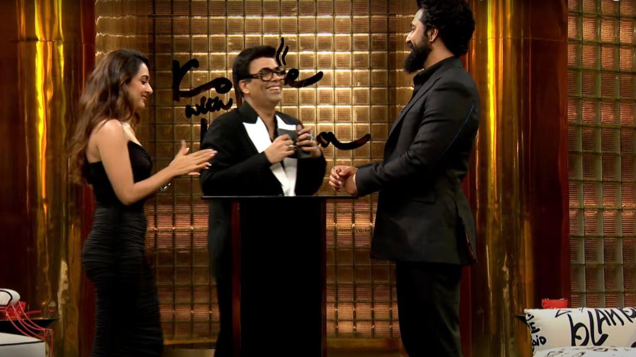Koffee With Karan 8 Promo: Vicky Kaushal and Kiara Advani Spice up the Couch