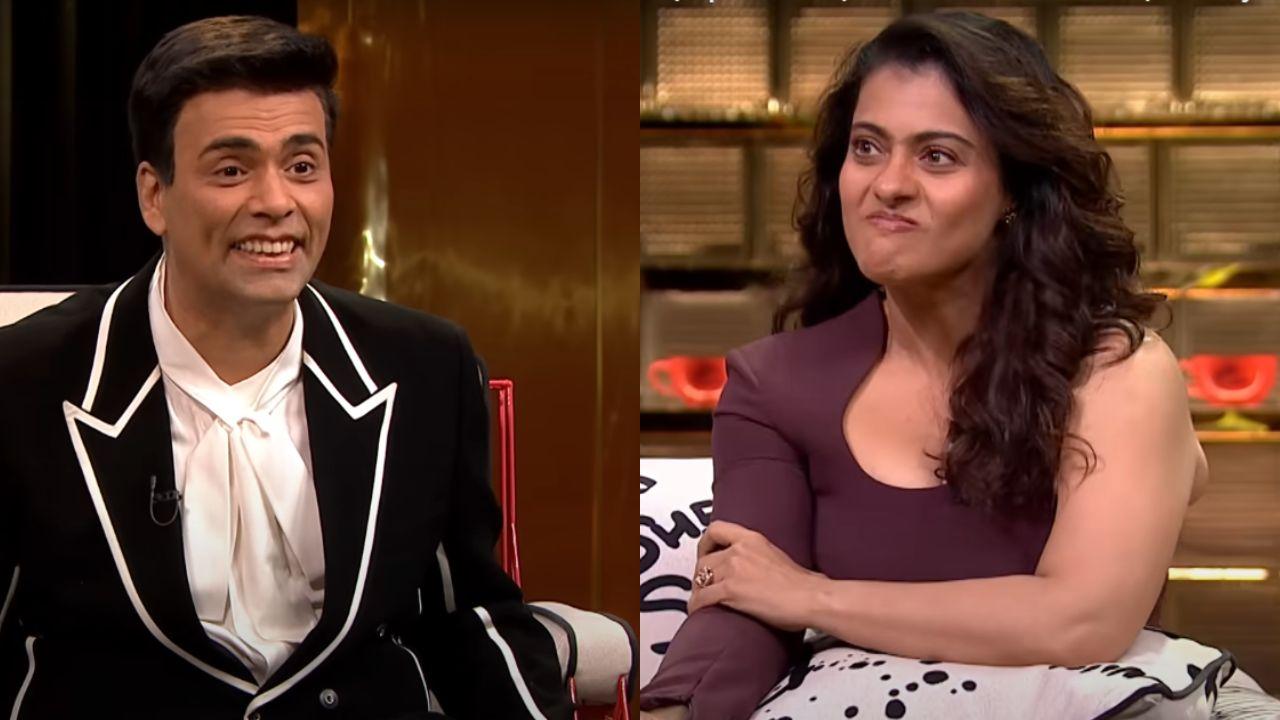 Koffee With Karan 8: Here`s How Kajol Reacted When Ranveer Singh called Karan Johar on set