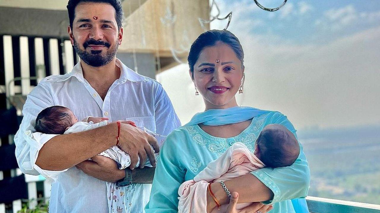 Rubina Dilaik and Abhinav Shukla Share Pics of Twin Daughters, Check Below