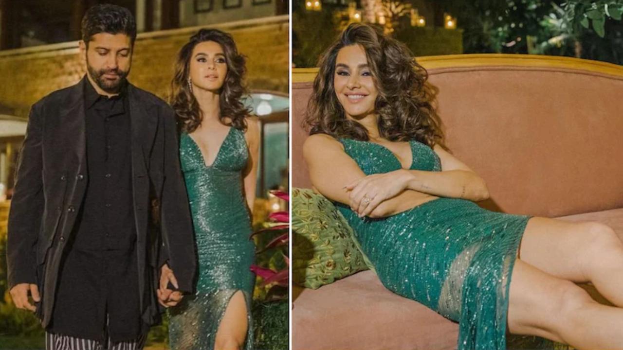 Shibani Dandekar shares a stunning picture with husband Farhan Akhtar, fans shower love