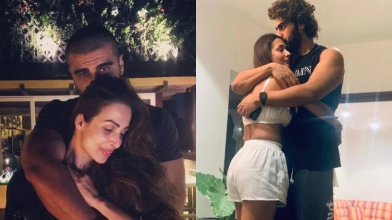 Malaika Arora and Arjun Kapoor seal it with a kiss this Valentine`s Day