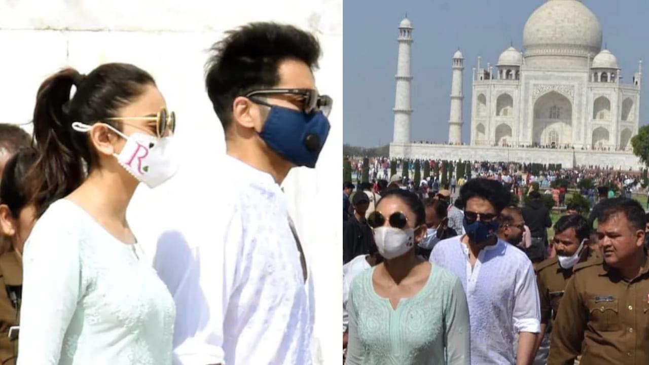 Rakul Preet Singh, Jackky Bhagnani visit Taj Mahal