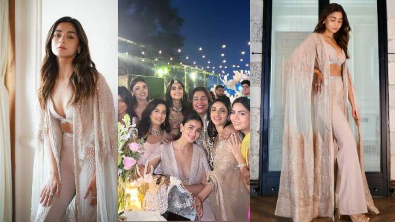Alia Bhatt and her girl squad dance to Justin Bieber`s song Peaches at a friend`s wedding