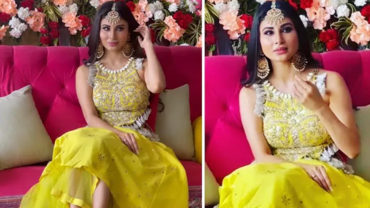 Mouni Roy`s Mehendi ceremony begins; bride-to-be stuns in her traditional avatar