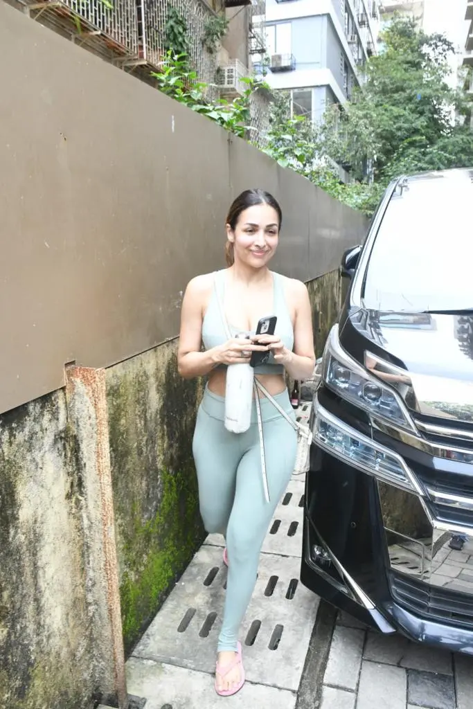 Malaika Arora Khan was spotted in her gym fit