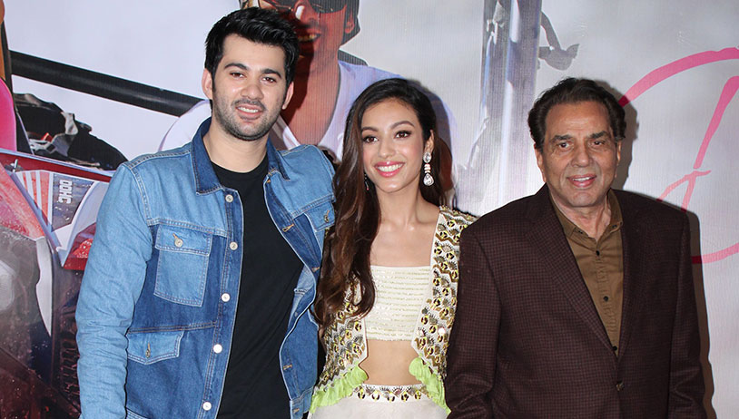 Dharmendra lends support to grandson Karan Deol at Pal Pal Dil Ke Paas Trailer Launch