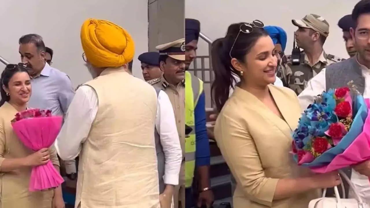 Parineeti Chopra Receives A Warm Welcome In Amritsar As Raghav Chadha Makes Her Feel Special