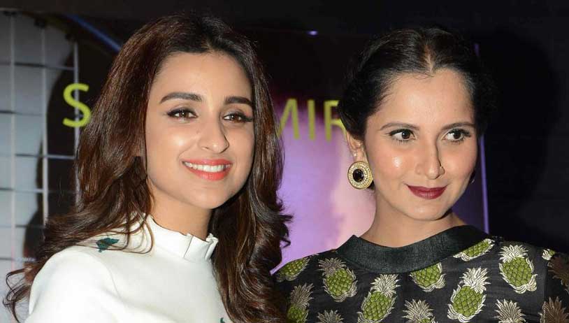 Snapped: Parineeti Chopra at the launch of Sania Mirzas autobiography