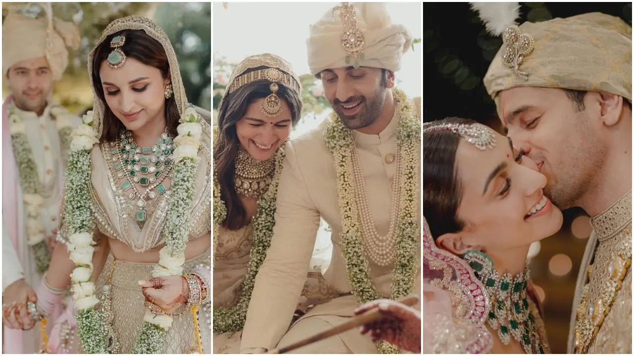 Actresses who ditched traditional red for their weddings Actresses who ditched traditional red for their weddings