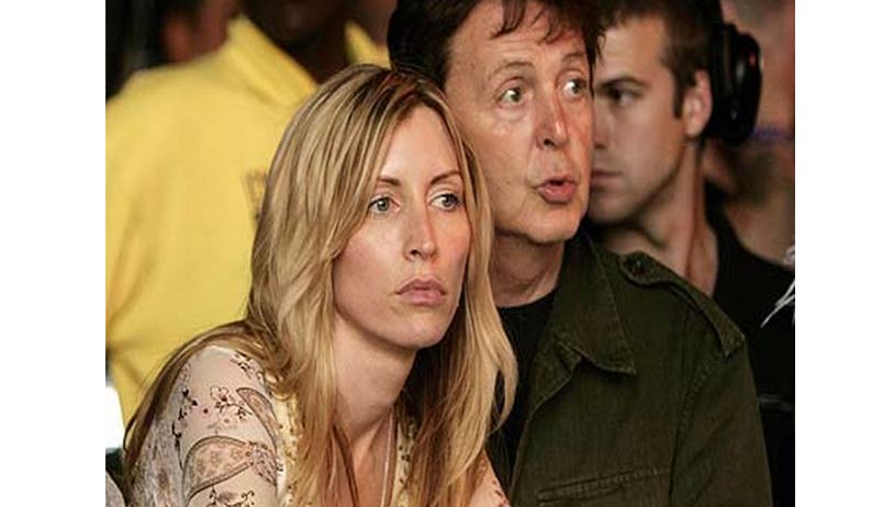 Paul McCartney and Heather Mills