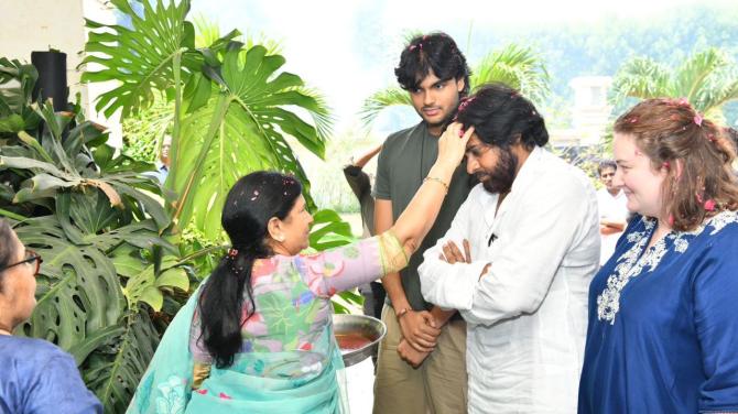 Joyous Celebrations as Pawan Kalyan Returns Home After Election Win