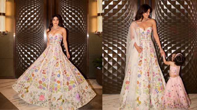 White Floral-Embroidered One-Piece Outfit