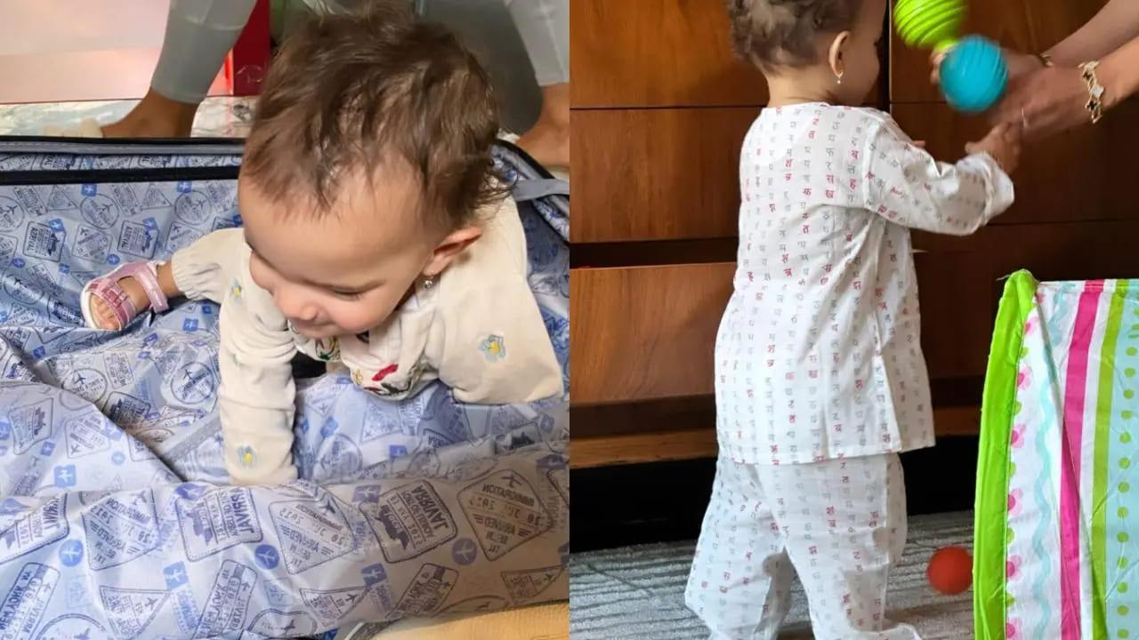 Priyanka Chopra Shares Adorable Pictures Of Malti Marie Inside A Suitcase Wearing Kurta Pajama