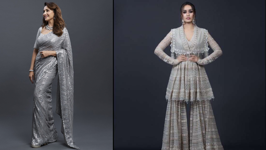 Navratri Day 3: Bollywood Actresses Who Stunned in Elegant Grey Outfits Navratri Day 3: Bollywood Actresses Who Stunned in Elegant Grey Outfits