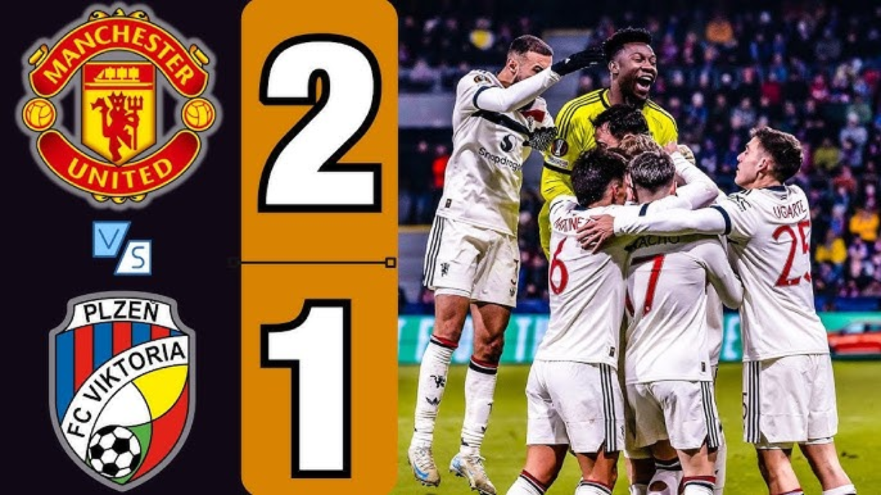 Manchester United`s Thrilling 2-1 Victory Over Viktoria Plzen