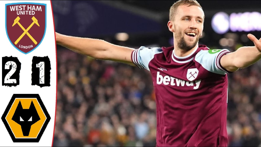 West Ham`s Thrilling 2-1 Victory Over Wolves in an Unforgettable Match West Ham`s Thrilling 2-1 Victory Over Wolves in an Unforgettable Match