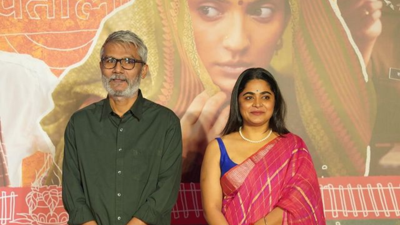Nitesh Tiwari spotted at "Laapataa Ladies" premiere, adding star power to the glamorous night.