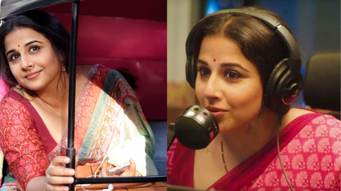 Vidya Balan as Sulu in Tumhari Sulu