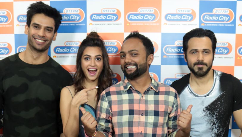 Raaz Reboot: Cast snapped at the Mumbai premises of Radio City 91.1 FM