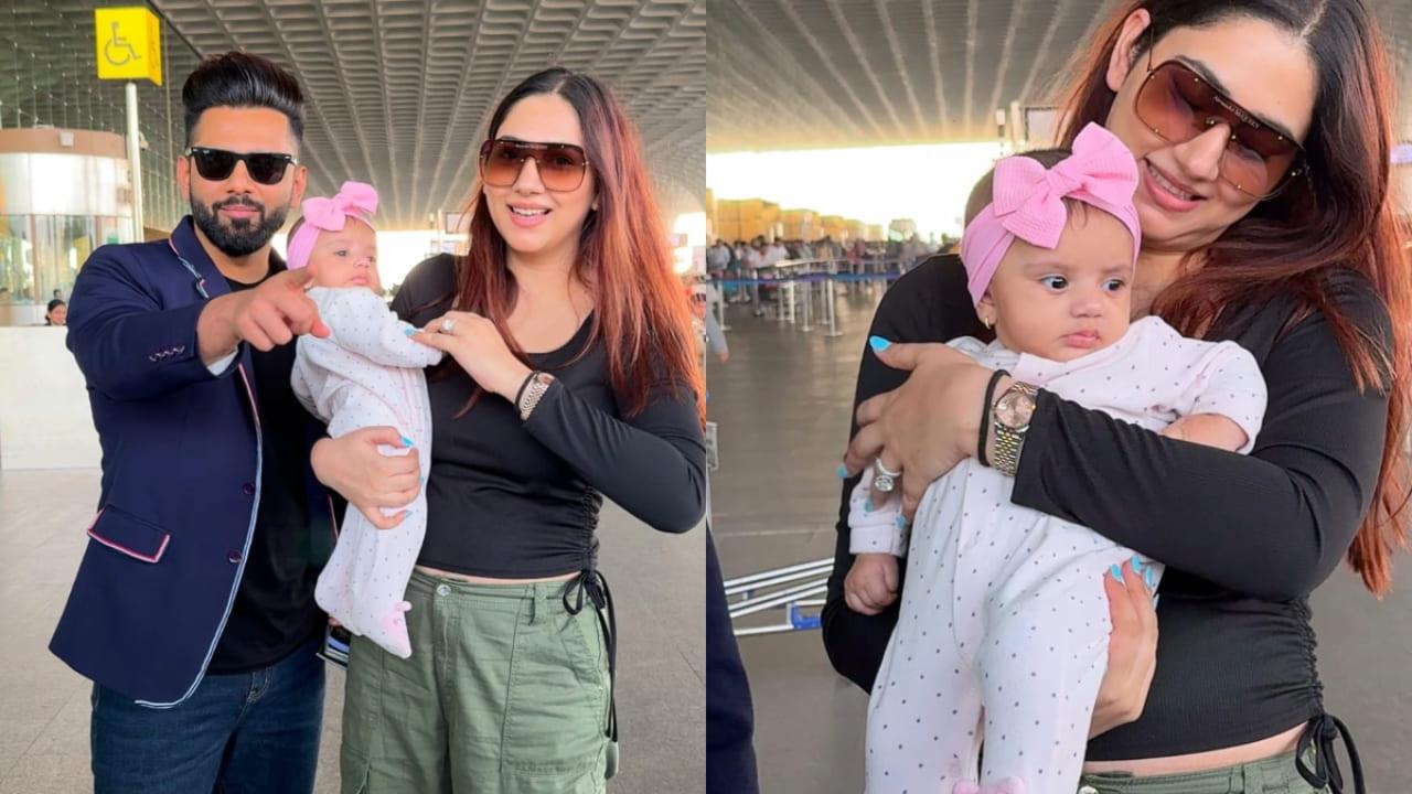 Rahul Vaidya, Disha Parmar’s Daughter Is Adorable, Parents Reveal Navya’s Face For The First Time