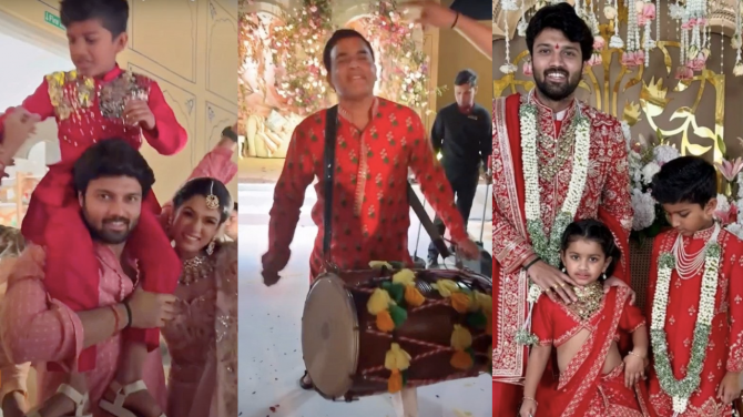Ashish’s uncle Dil Raju Dance moves