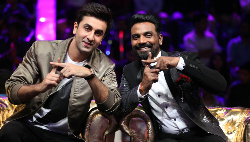 Ranbir Kapoor snapped at the Grand Finale of a dance show