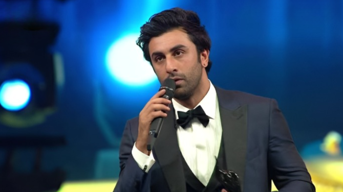 Ranbir won his first award as a debutant