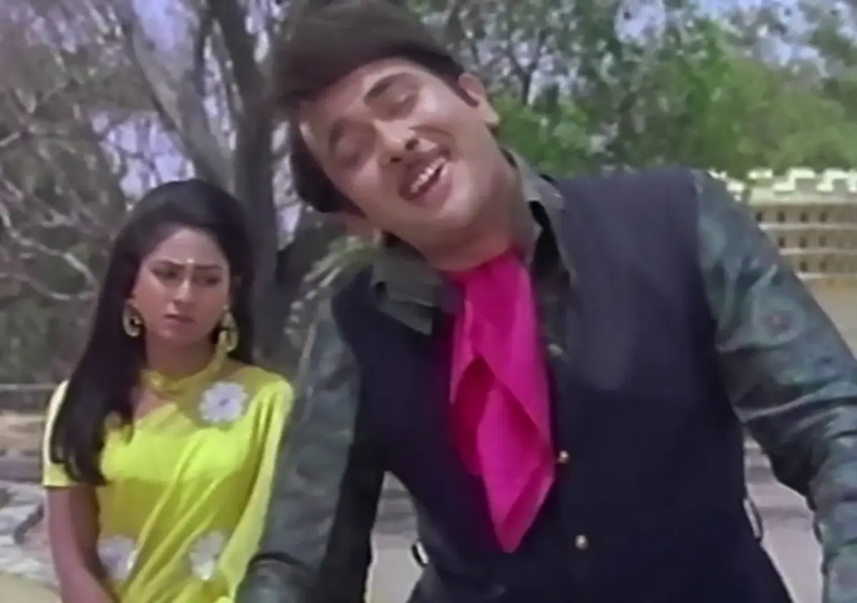 Randhir Kapoor and Jaya Bachchan in the song, `Yeh Jawani`