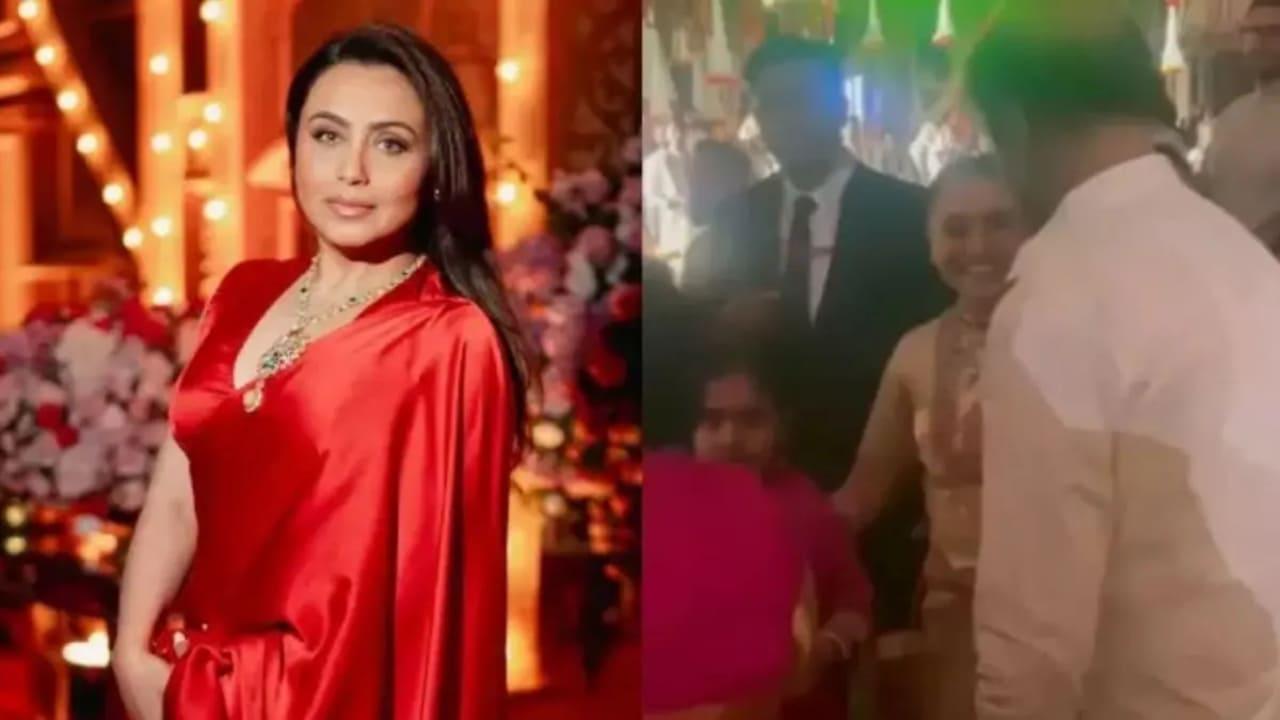 Rani Mukerji Introduces Daughter Adira To Rajinikant At Ambani Pre-Wedding Bash, Watch Video