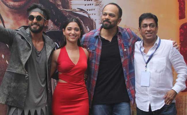 Ranveer Singh, Tamannaah, Rohit Shetty