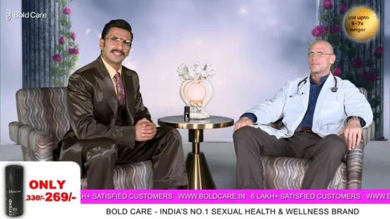 Ranveer Singh and Johnny Sins are Back With Another Bold Care Advertisement; Watch It Here